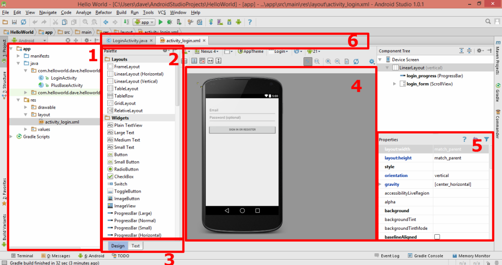 Using Android Studio to create apps - Dragão sem Chama