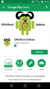 Aplicativo GNURoot Debian